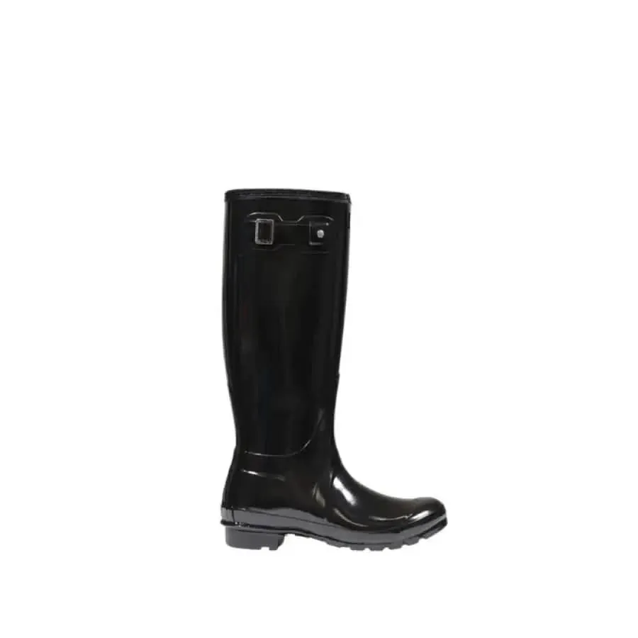 Hunter Women Black Ankle Boots