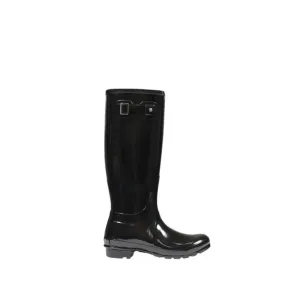 Hunter Women Black Ankle Boots