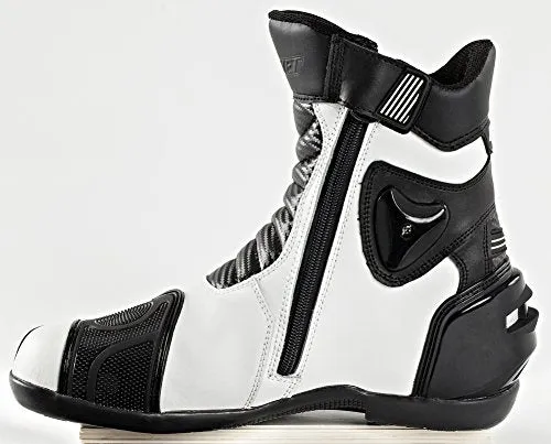 Joe Rocket Superstreet Boots - White/Black