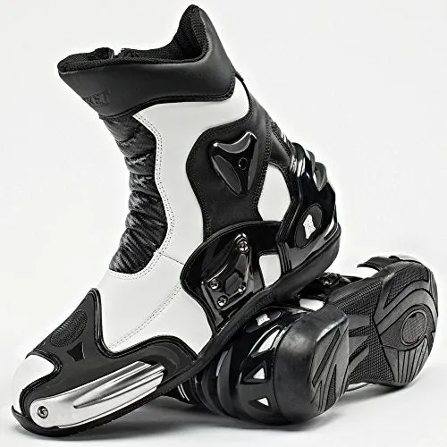 Joe Rocket Superstreet Boots - White/Black