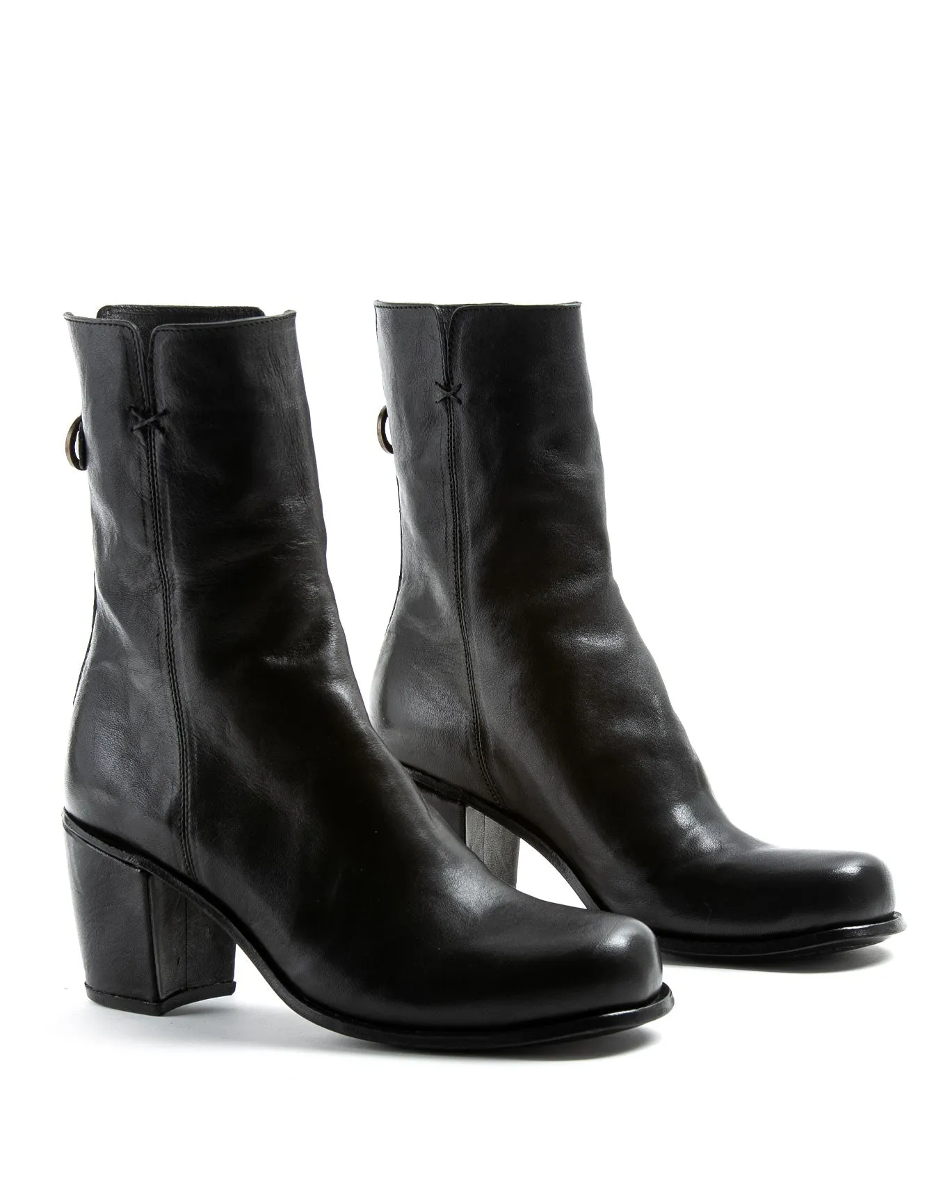 JONI Black Leather Boots