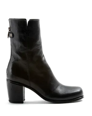 JONI Black Leather Boots