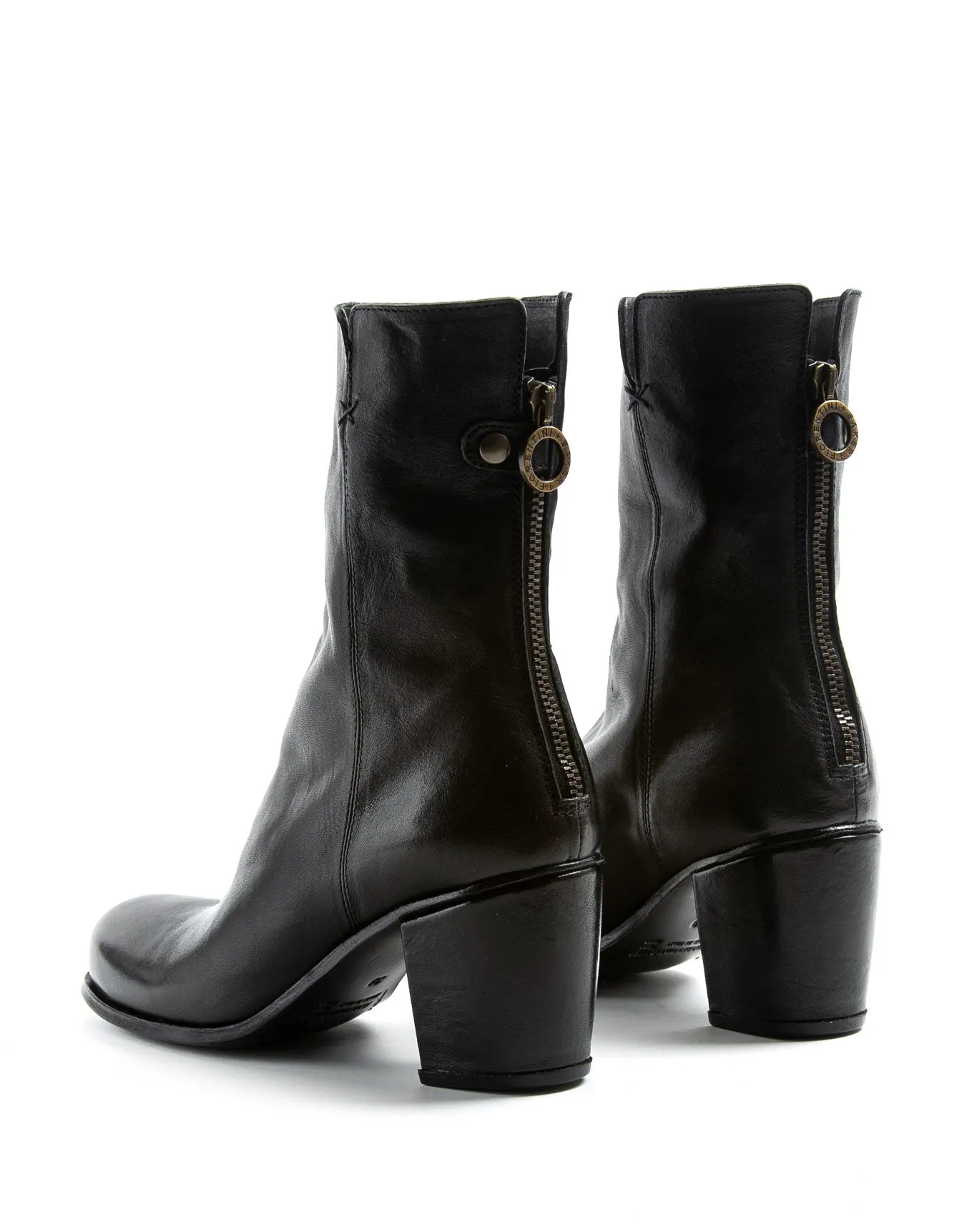 JONI Black Leather Boots