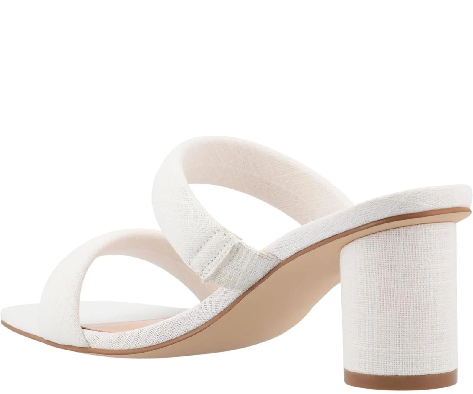Journee Collection Womens Double Strap Puff Aniko Tru Comfort Sandals White 8M