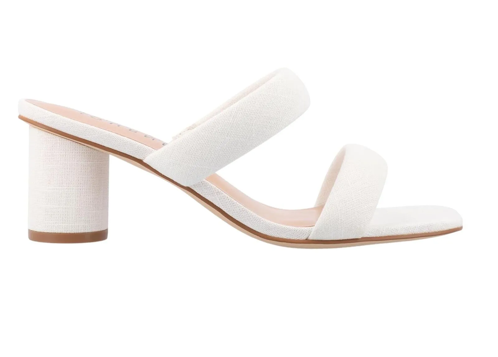 Journee Collection Womens Double Strap Puff Aniko Tru Comfort Sandals White 8M