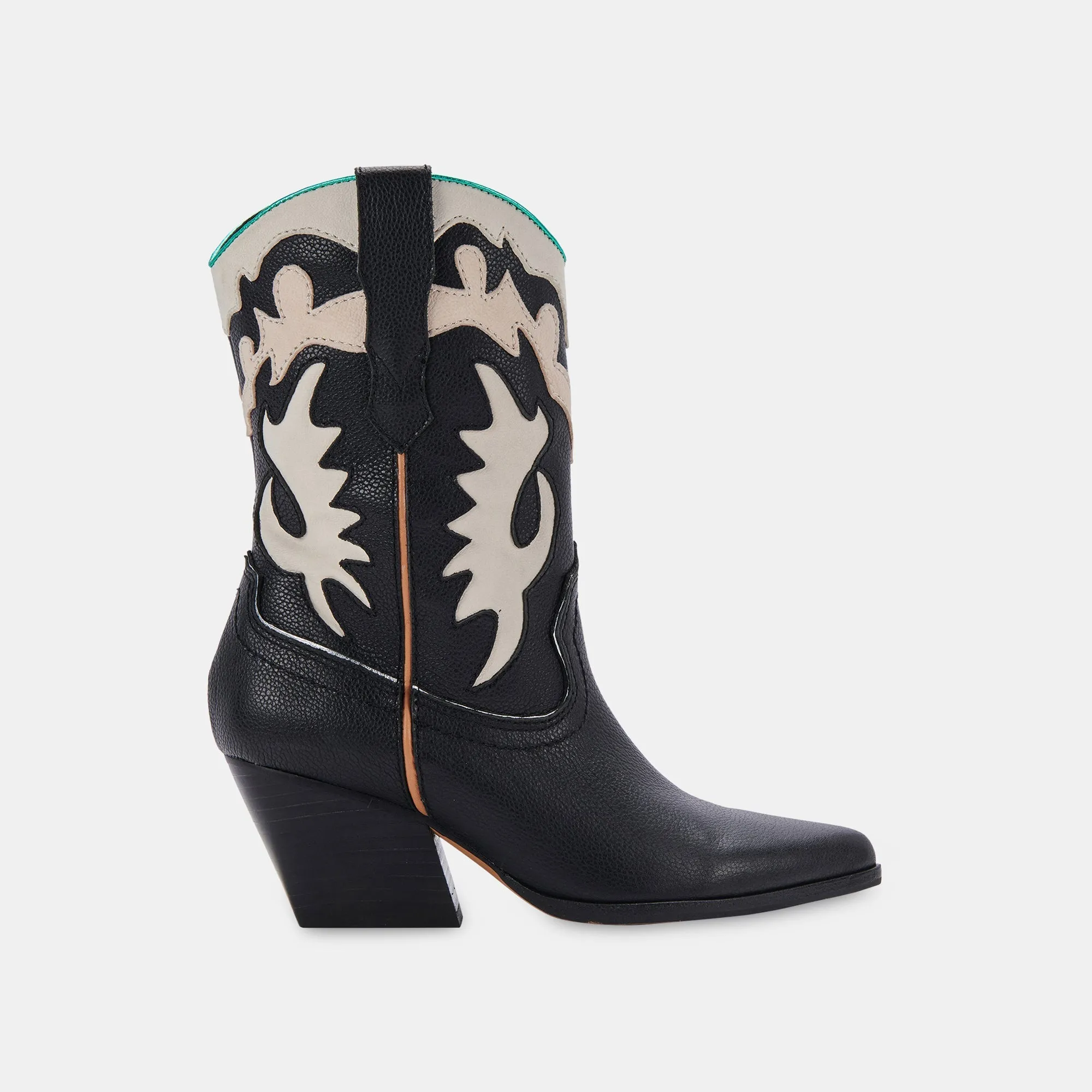 LANDEN BOOTS BLACK LEATHER - re:vita