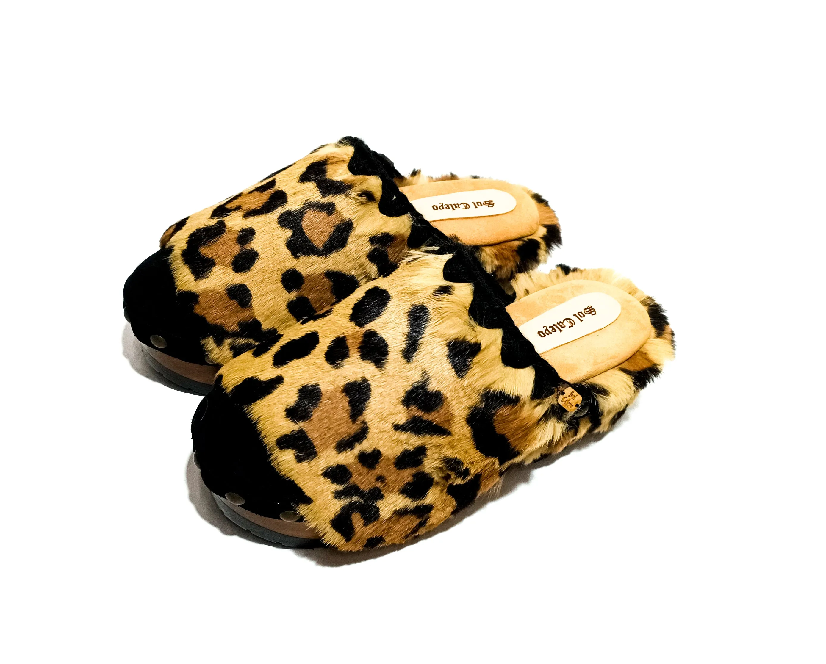 Leopard Clogs