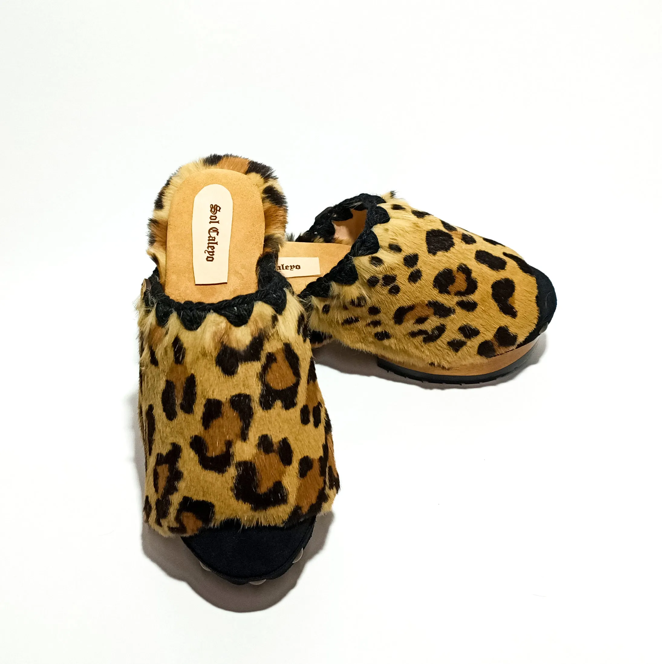 Leopard Clogs