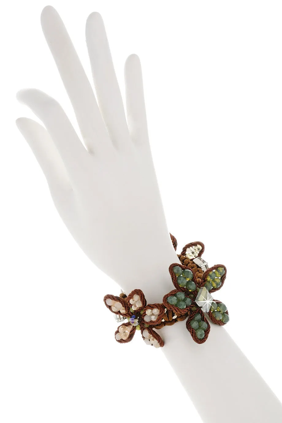 MARCIA SPRING Brown Petrol Bracelet