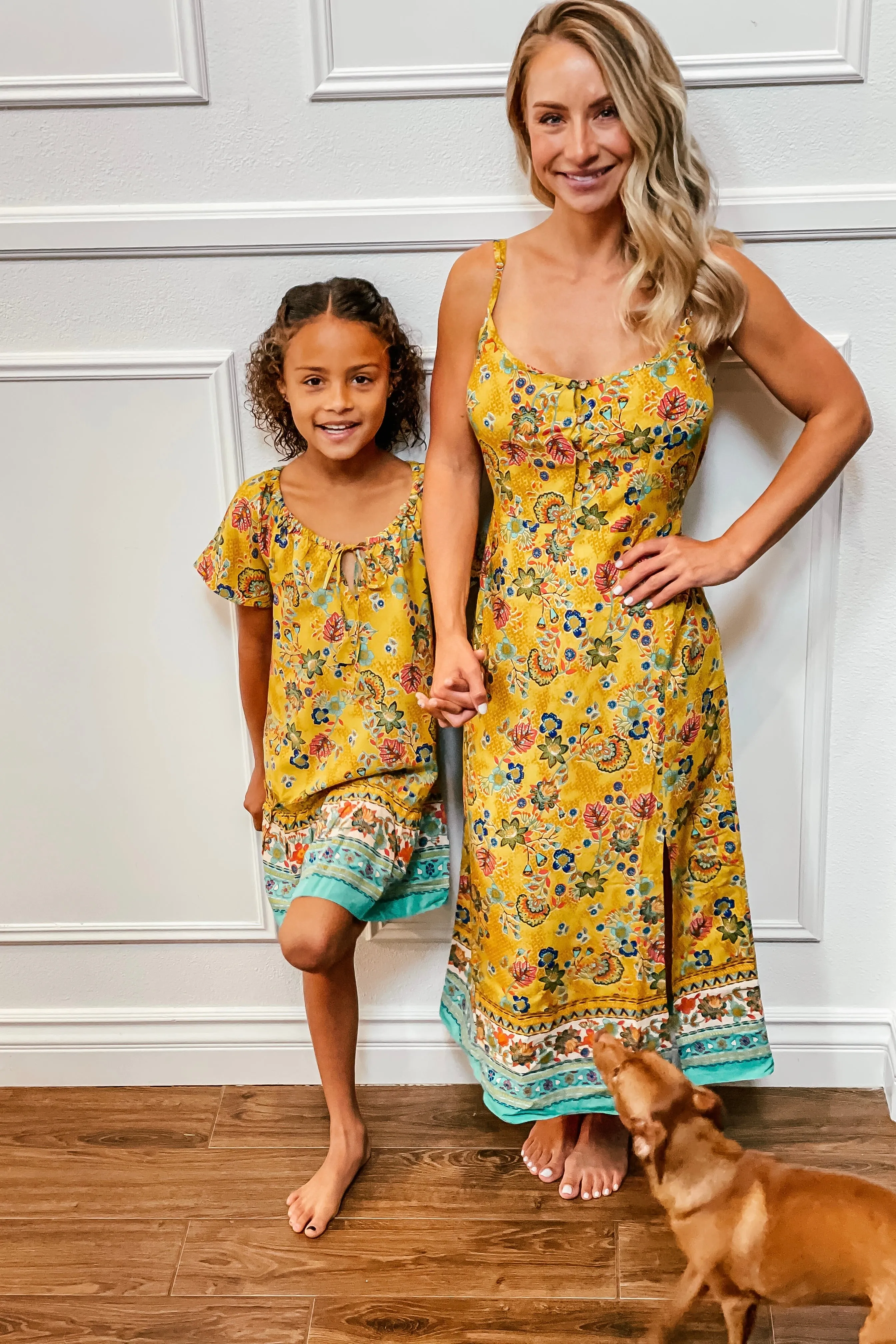 Marigold Slip Dress Mama
