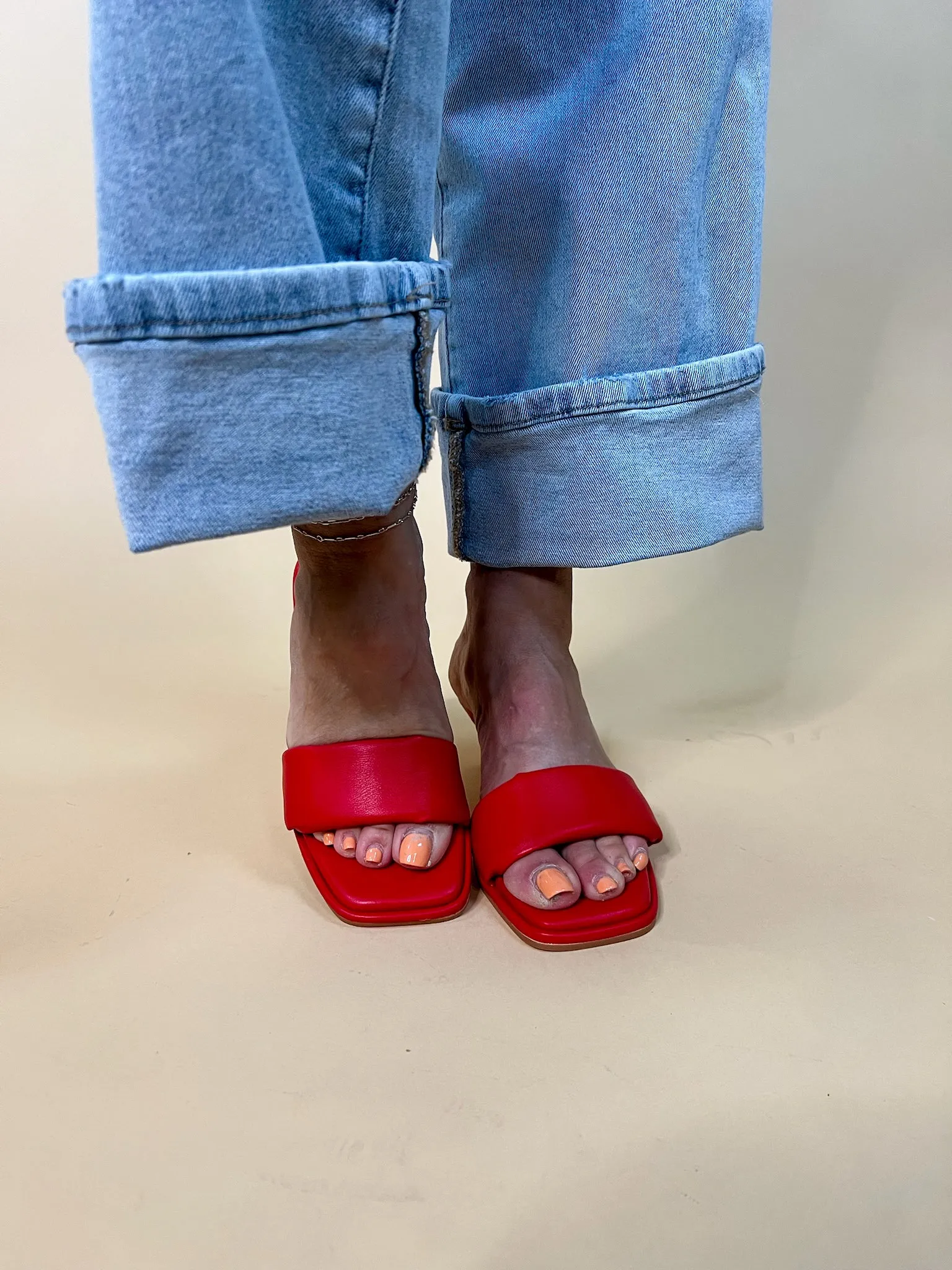 Matisse: Blondie Heeled Sandal - Red