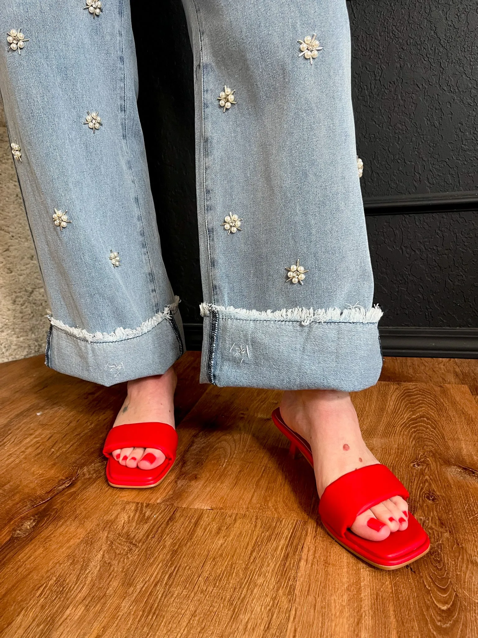 Matisse: Blondie Heeled Sandal - Red