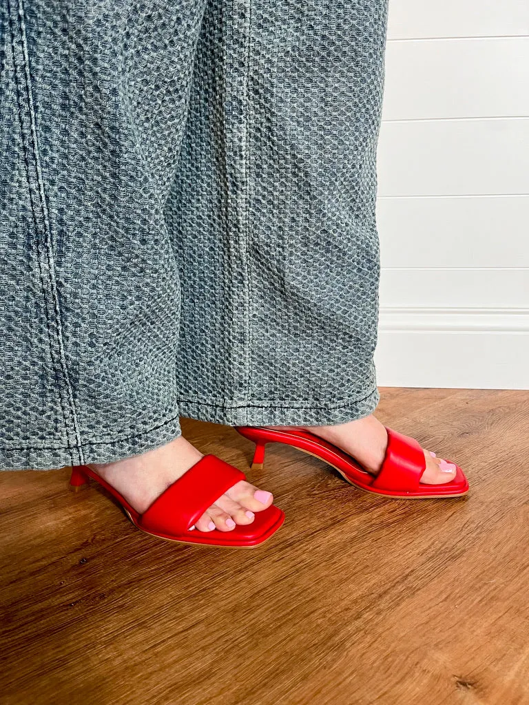 Matisse: Blondie Heeled Sandal - Red