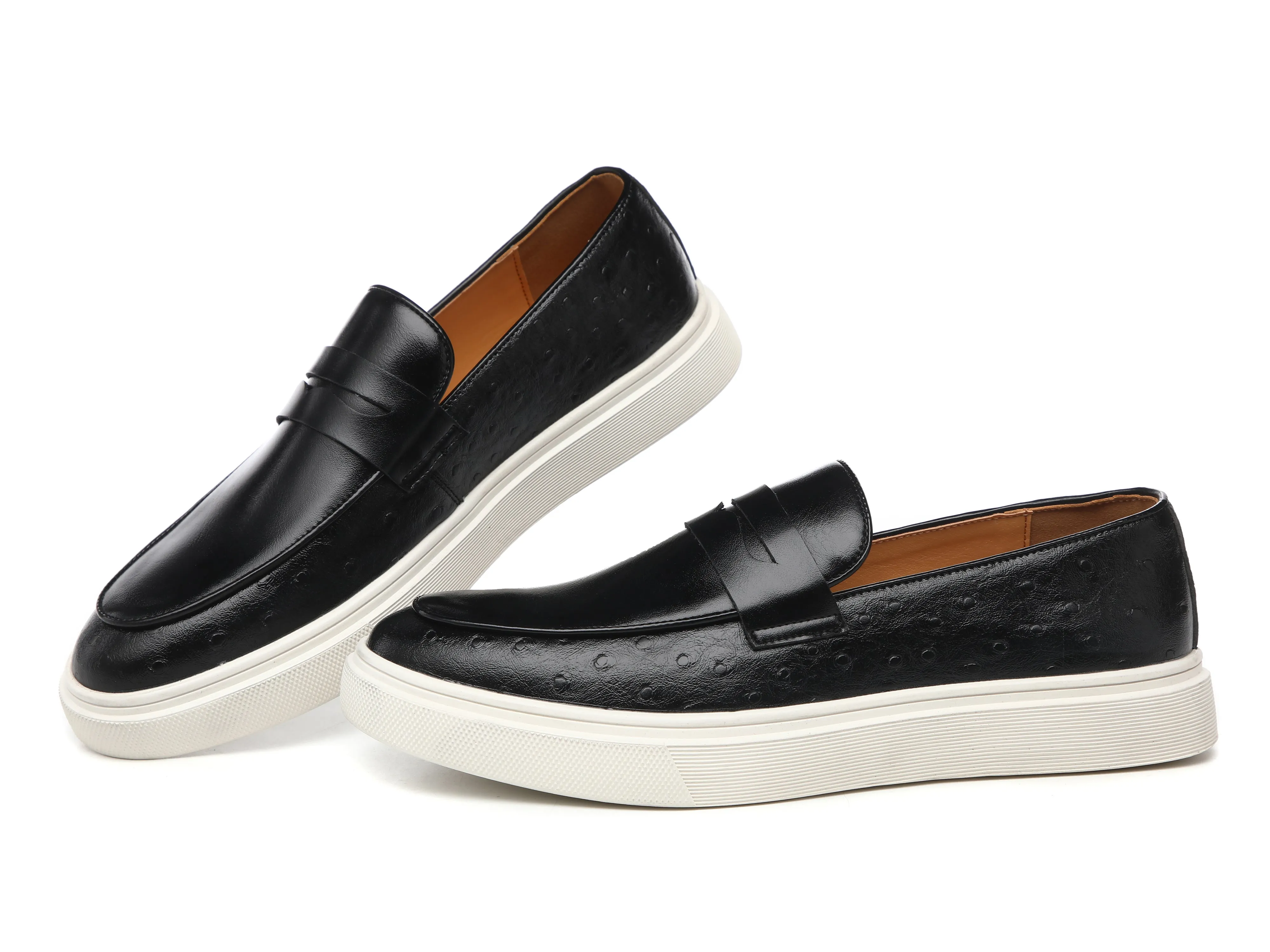 Men's Chunky Sole Penny Loafers