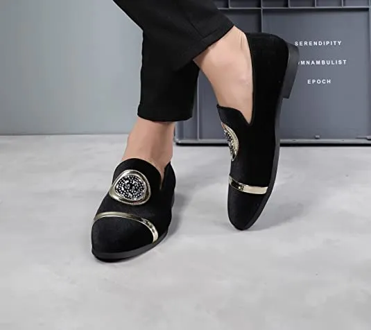 Men's Velvet Casual Loafers