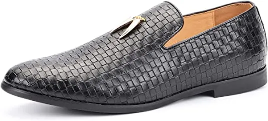 Men's Woven Smoking Loafers