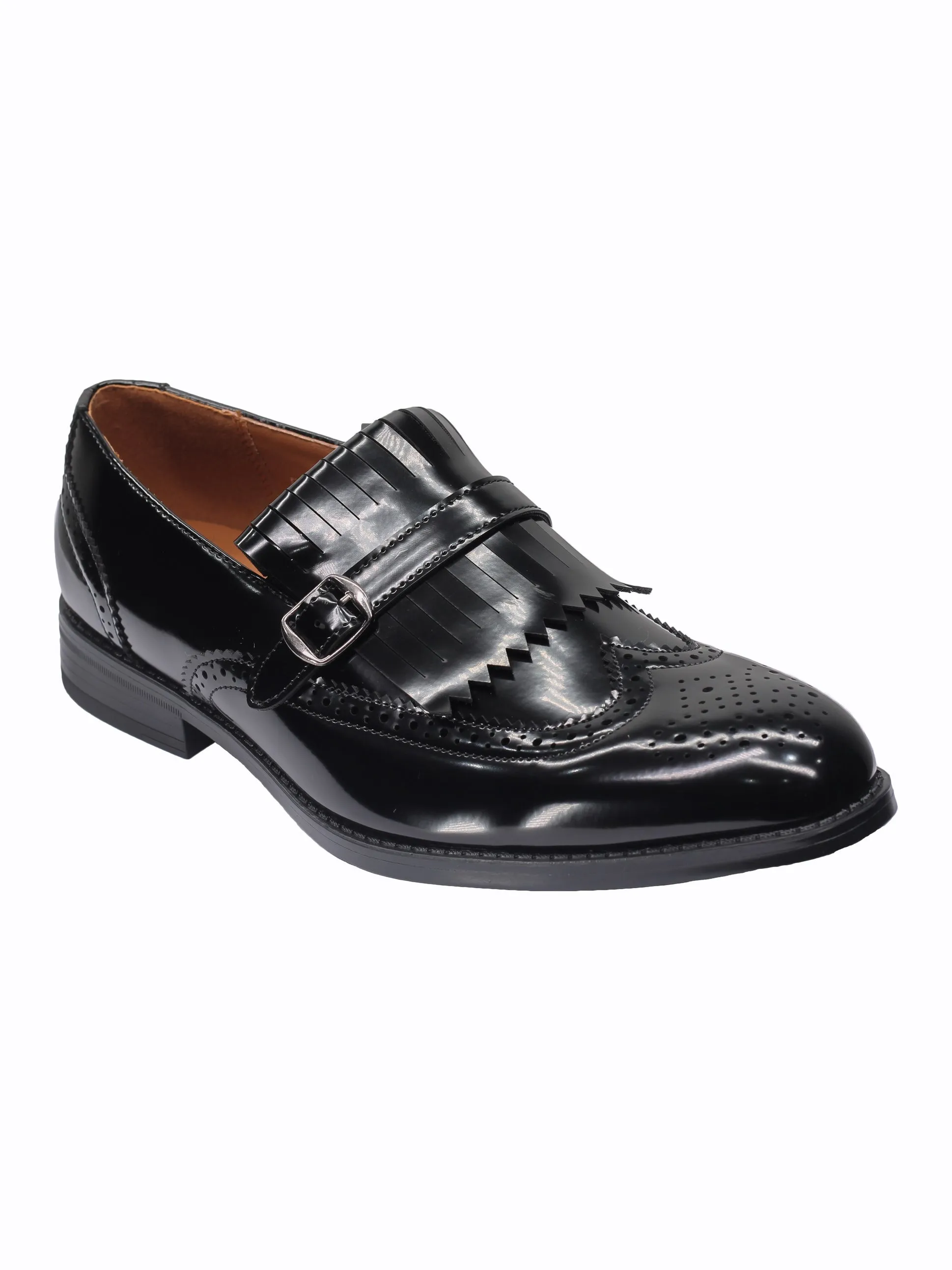 MONK STRAP BROGUE LOAFERS
