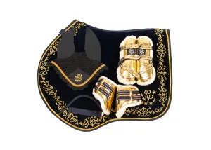 Navy Velvet Baroque Jump Set