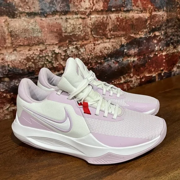 NEW Nike Precision 6 DD9535-100 Basketball Sneakers Purple Men Size 10 Gorpcore