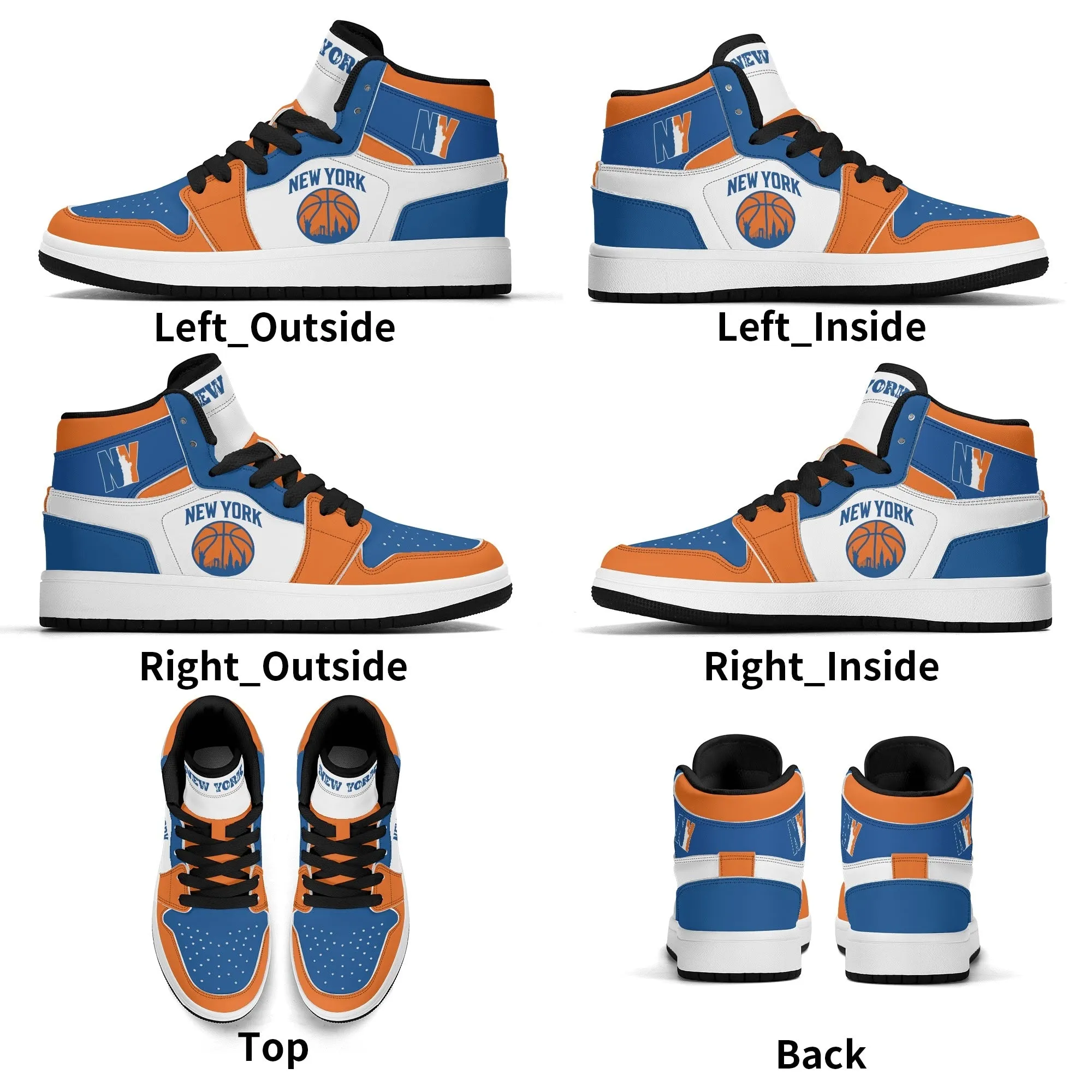 New York Basketball Team Themed Shoes For Kids