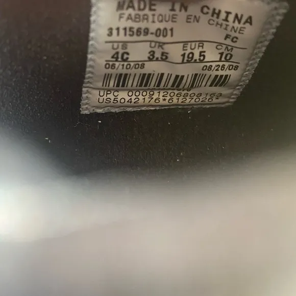 Nike ACG “Triple Black” Toddler Boots -Size 4C