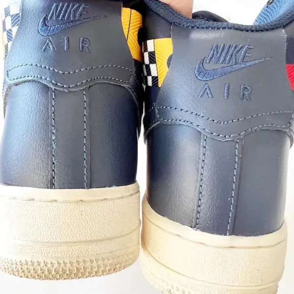 Nike Boys Air Force 1 Hi LV8 AV7958-100 White‎ Basketball Shoes Sneakers Size 7Y