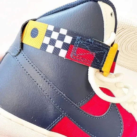Nike Boys Air Force 1 Hi LV8 AV7958-100 White‎ Basketball Shoes Sneakers Size 7Y