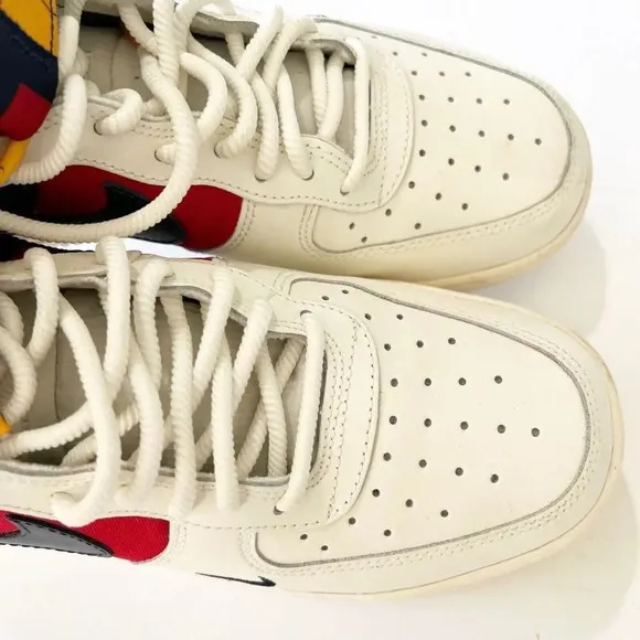 Nike Boys Air Force 1 Hi LV8 AV7958-100 White‎ Basketball Shoes Sneakers Size 7Y