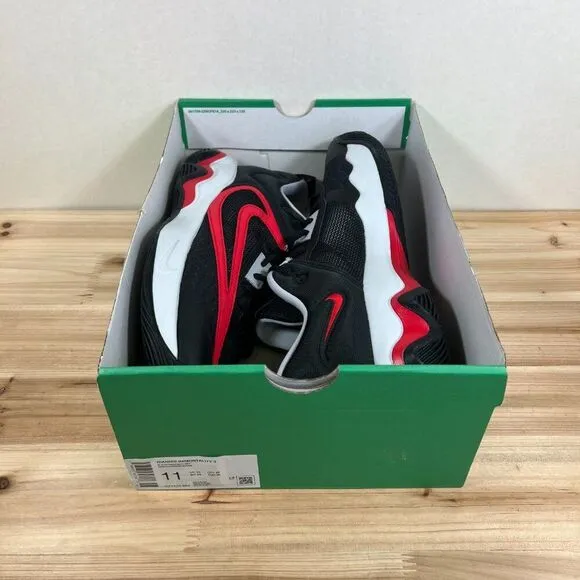 Nike Giannis Immortality 3 Basketball sneakers mens 11 Black Grey University Red