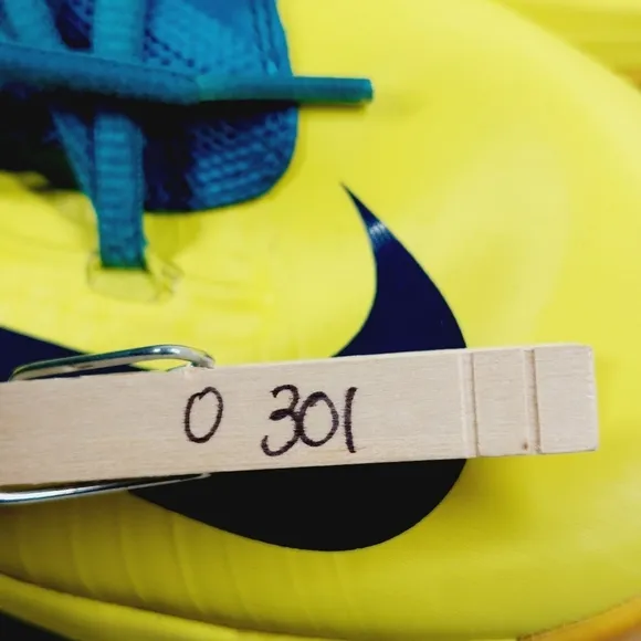 Nike KD VI Sonic Yellow Lace Up Athletic Basketball Sneakers O301
