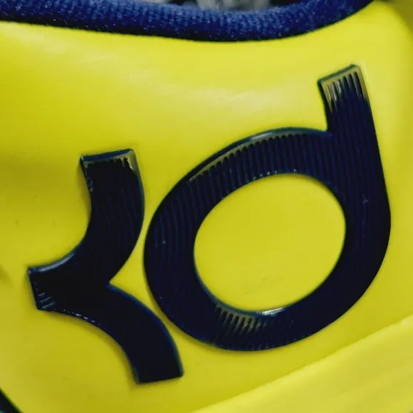 Nike KD VI Sonic Yellow Lace Up Athletic Basketball Sneakers O301