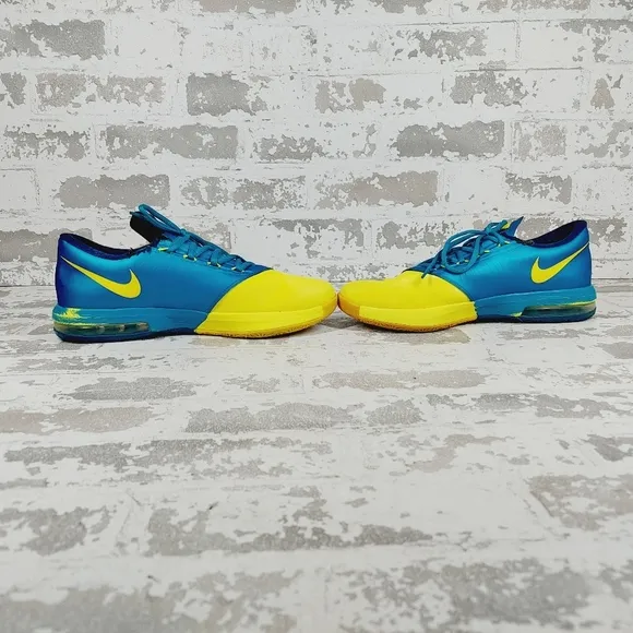 Nike KD VI Sonic Yellow Lace Up Athletic Basketball Sneakers O301