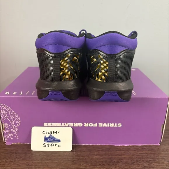 Nike Lebron Witness 8 Lakers Black Purple New Sneakers Basketball Men’s Sz