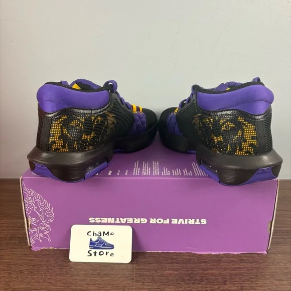 Nike Lebron Witness 8 Lakers Black Purple New Sneakers Basketball Men’s Sz