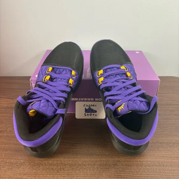 Nike Lebron Witness 8 Lakers Black Purple New Sneakers Basketball Men’s Sz