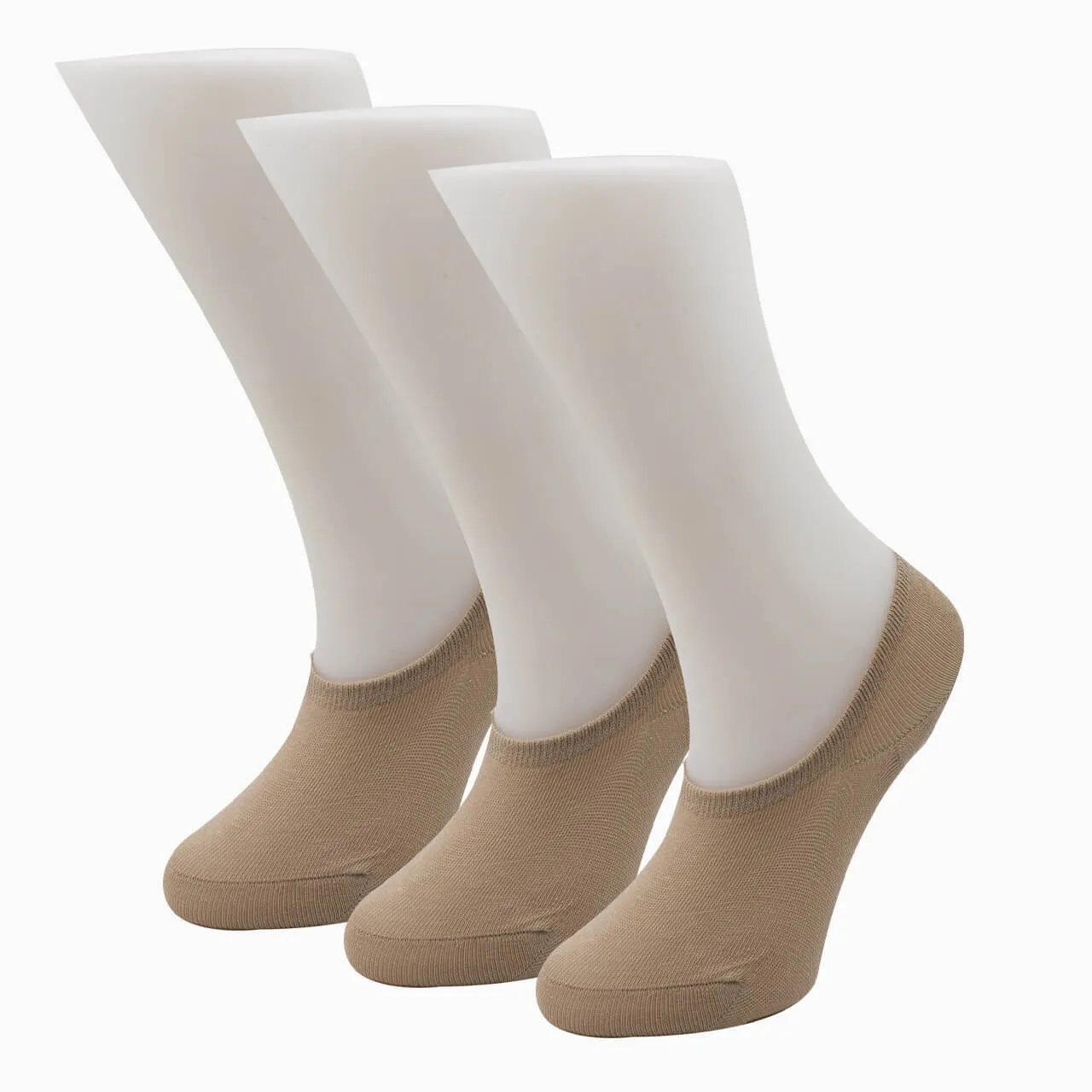 No-Show 3-Pack Tan