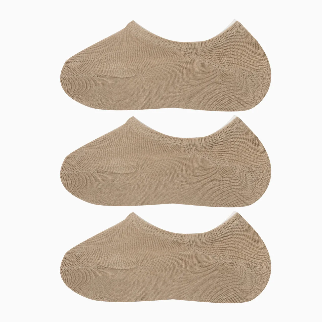 No-Show 3-Pack Tan