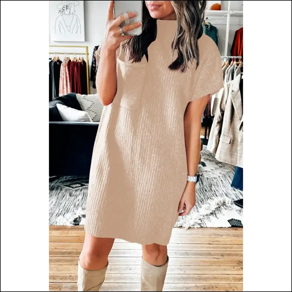 Oatmeal : your Ribbed Knit Sweater Dress Dreams 😈 Needful Things