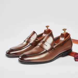 Pelle Italiana Penny Loafers