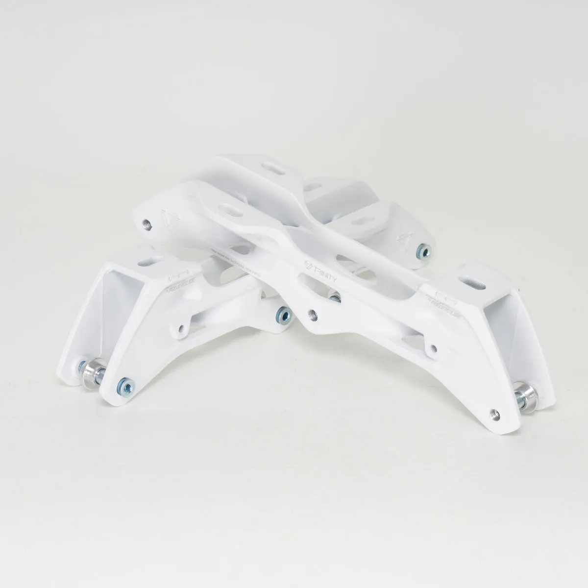 Powerslide Elite Casted Frame, Trinity mount, 3x100, 231mm length, White