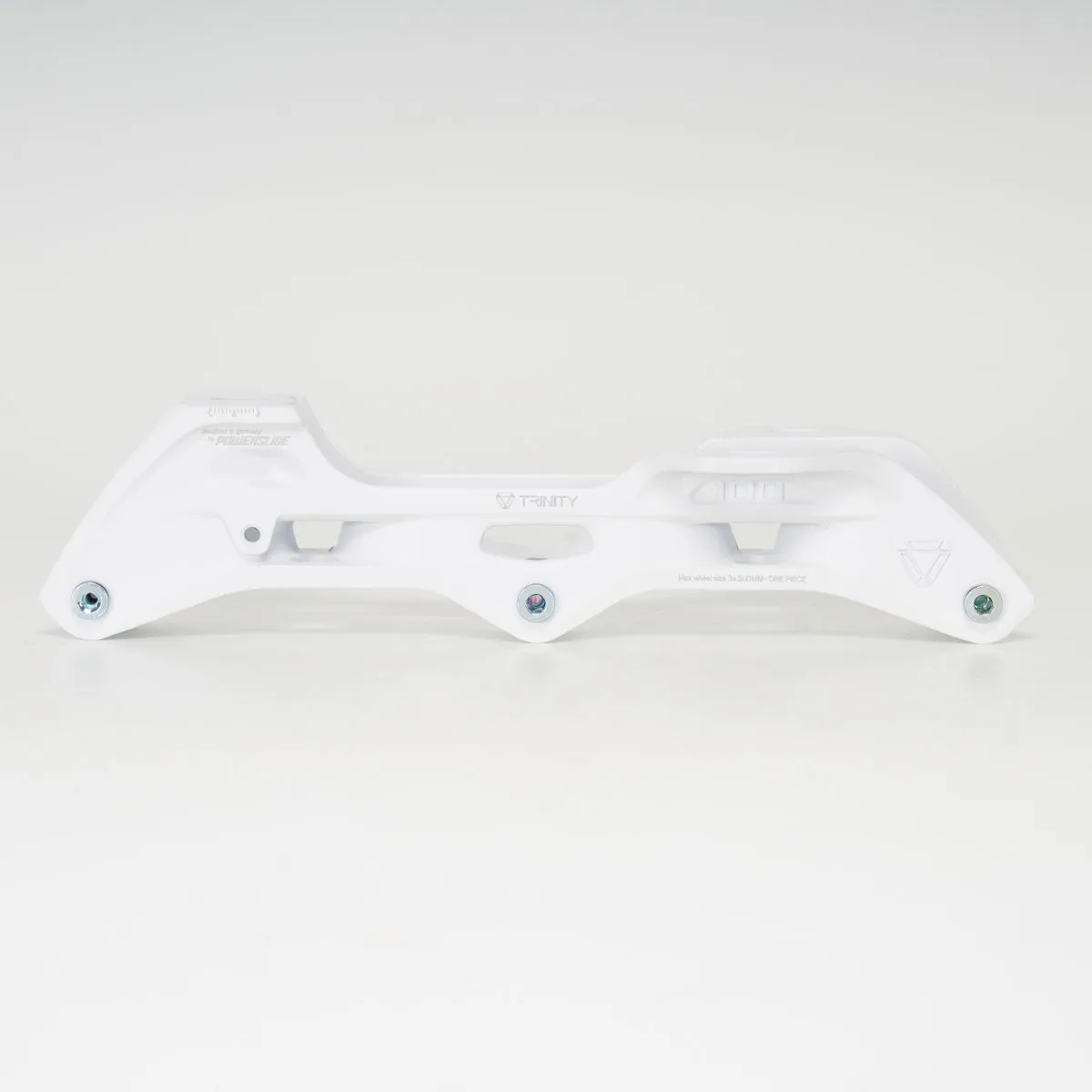 Powerslide Elite Casted Frame, Trinity mount, 3x100, 231mm length, White