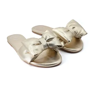Rafie Bow Slip On Sandal