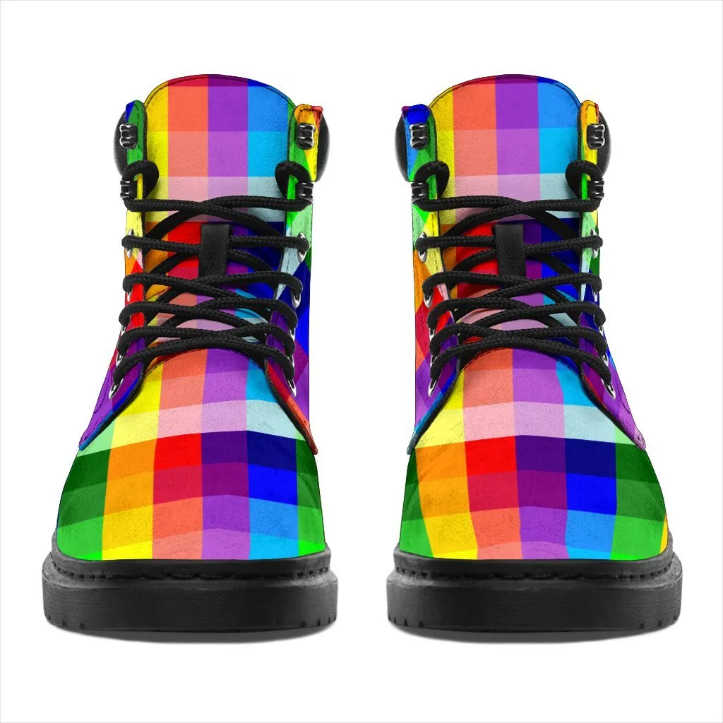 Rainbow spectrum all weather boots