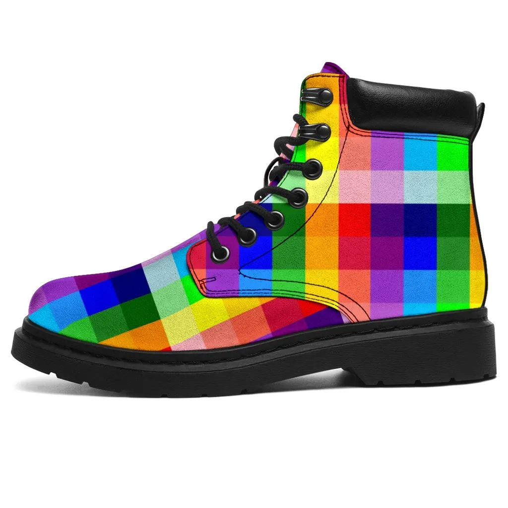Rainbow spectrum all weather boots