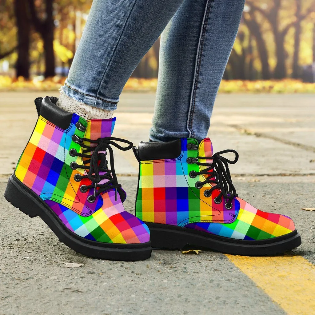 Rainbow spectrum all weather boots