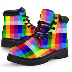 Rainbow spectrum all weather boots
