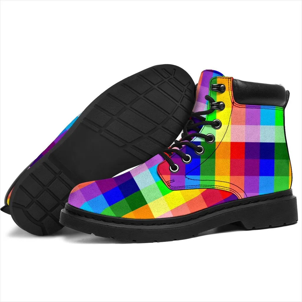 Rainbow spectrum all weather boots