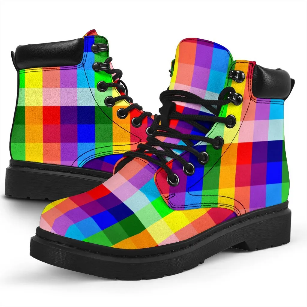 Rainbow spectrum all weather boots