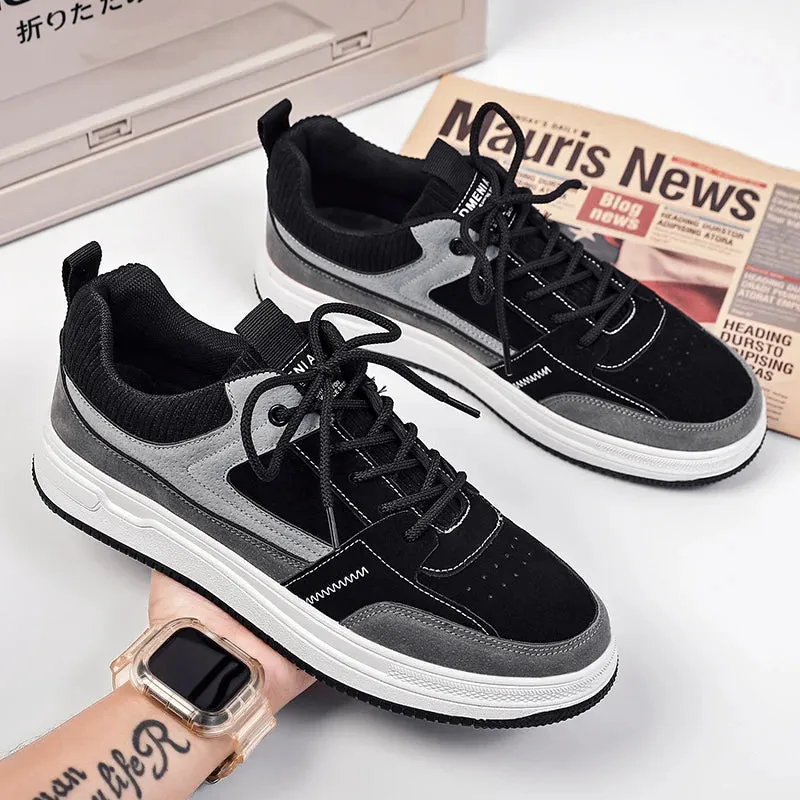 Retro Patchwork Sneakers