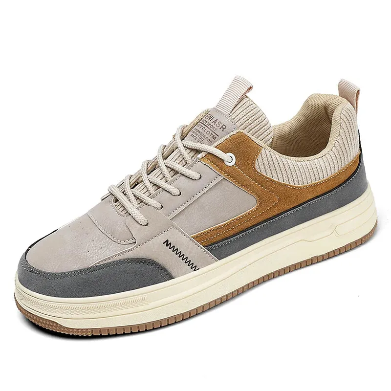 Retro Patchwork Sneakers